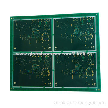 FR4 PCB with ENIG Surface Finish, Carbon Ink Printing, 1-6mm Board Thickness, PCB Prototyping